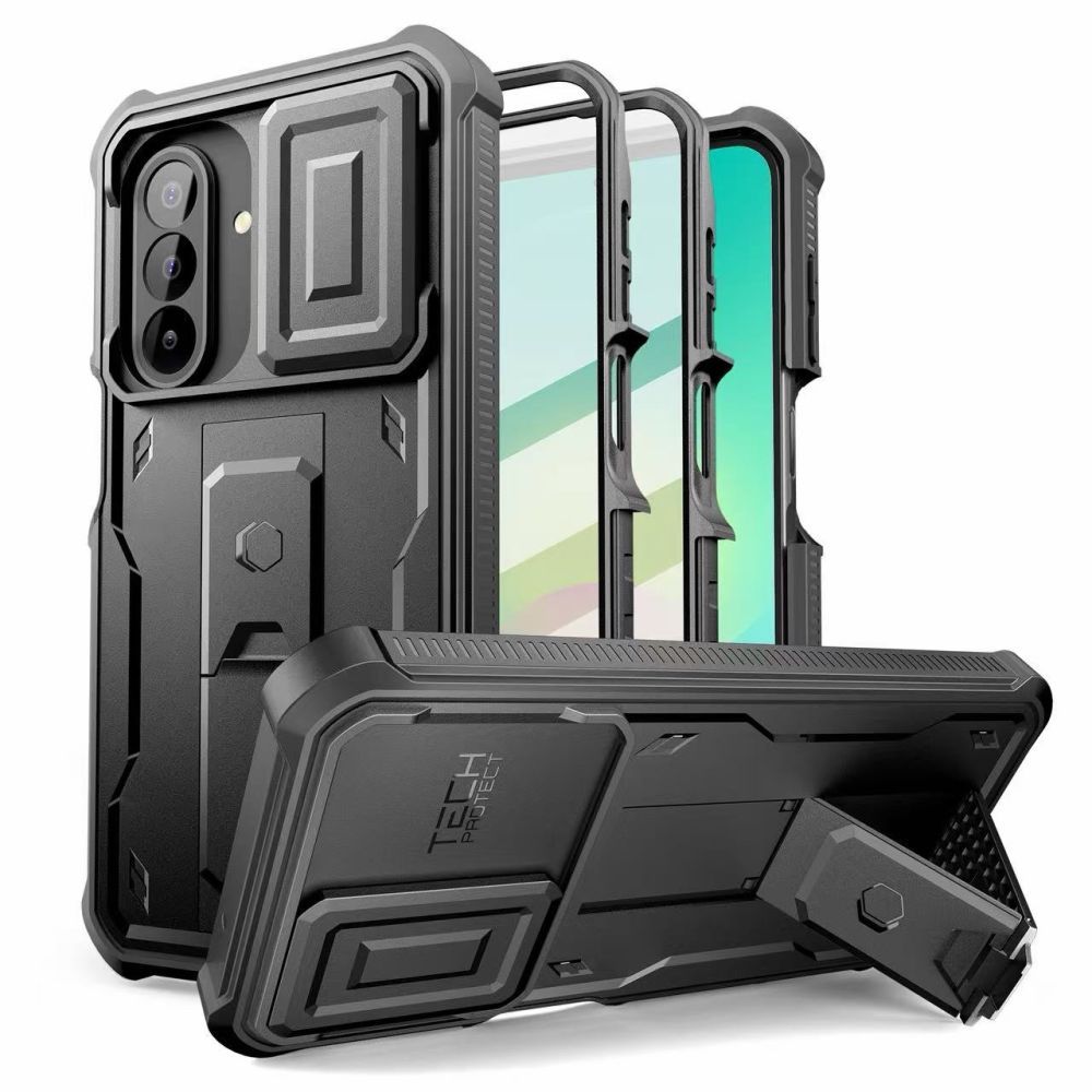 Tech-Protect Kevlar Cam+ -kotelosetti (2 kpl) Samsung Galaxy A27:lle – musta