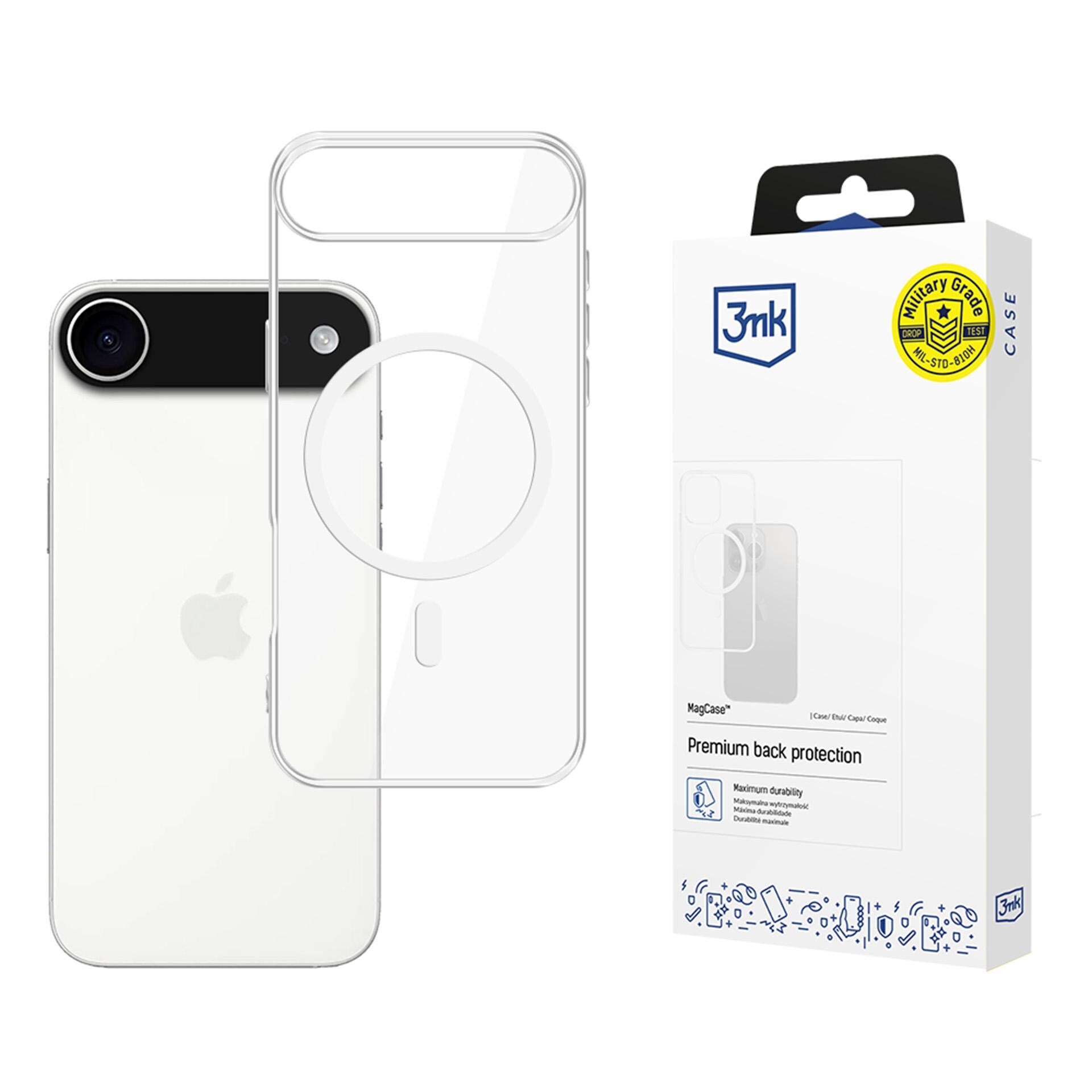 3mk MagCase iPhone 17 Airille – läpinäkyvä