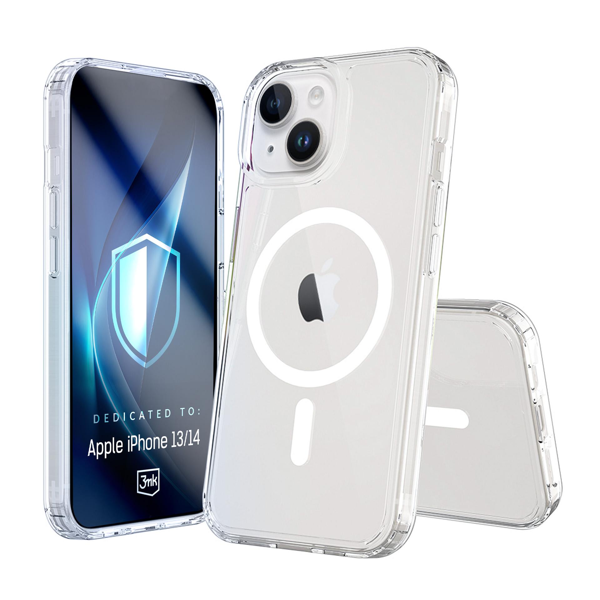 3mk Armor MagCase iPhone 13 / 14 - läpinäkyvä