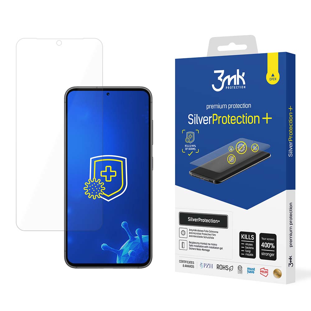 3mk SilverProtection+ -suojakalvo Samsung Galaxy S24:lle