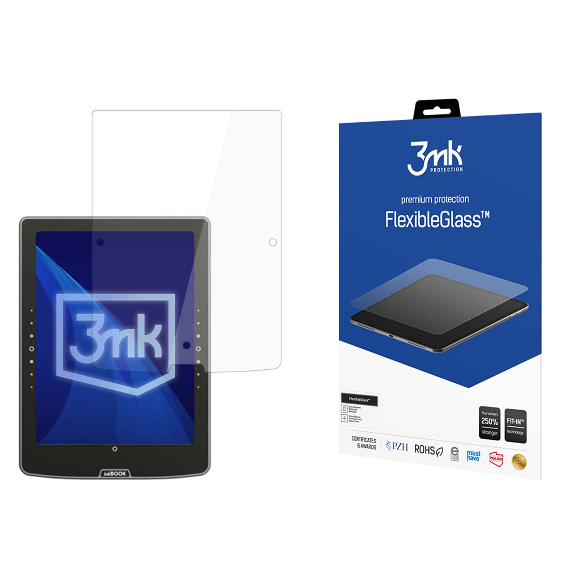 Hybridilasi 3mk FlexibleGlass inkBOOK Solaris 6" -mallille