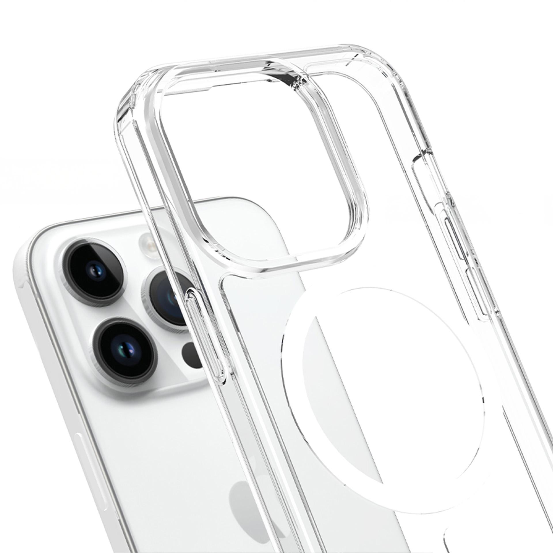 3mk Armor MagCase iPhone 16 Pro:lle – läpinäkyvä