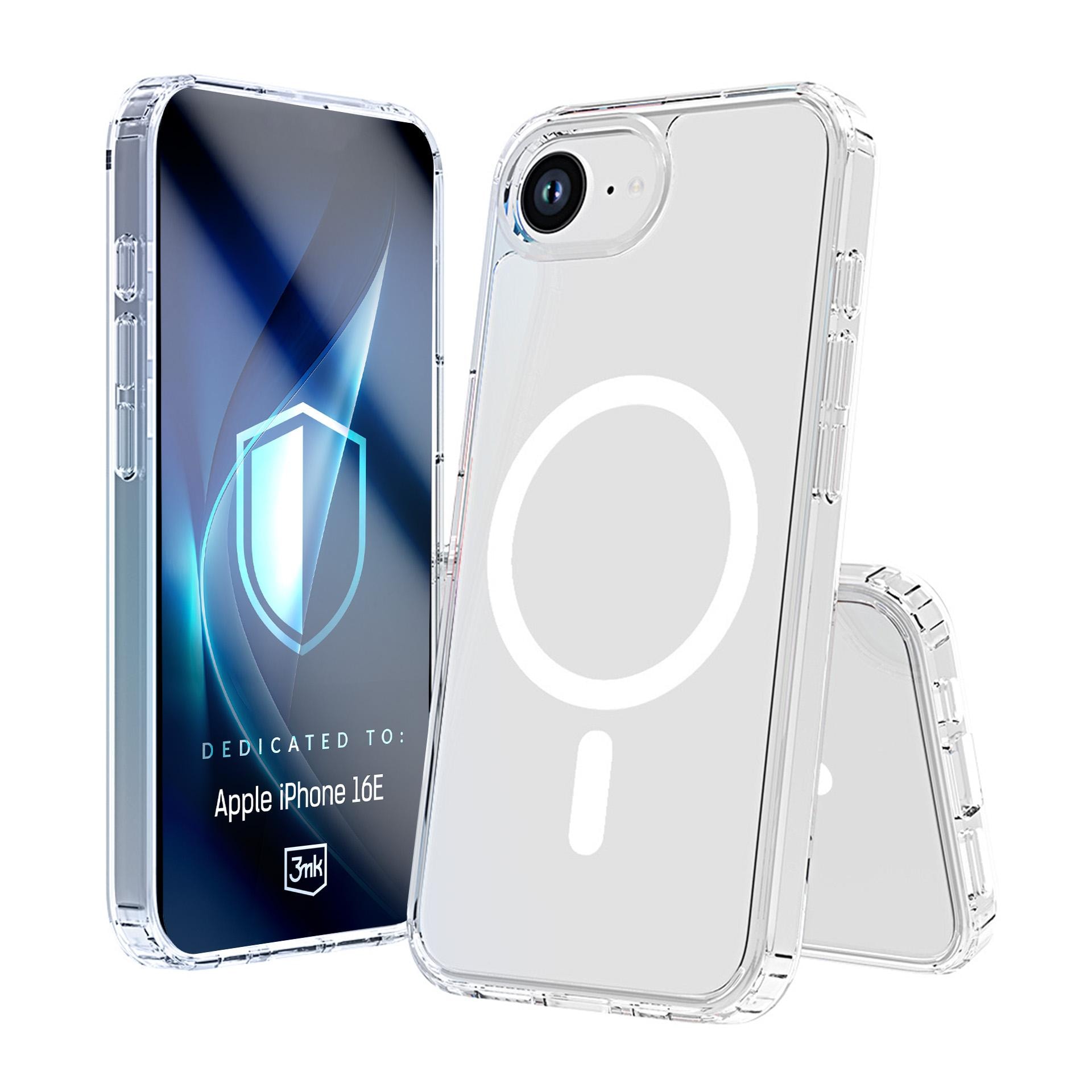 3mk Armor MagCase iPhone 16E:lle – läpinäkyvä