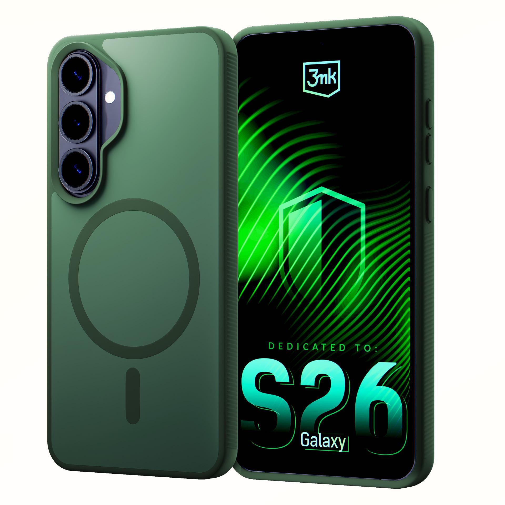 3mk Smoke MagCase Samsung Galaxy S26:lle – vihreä
