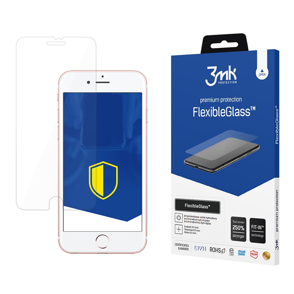 3mk FlexibleGlass™ -hybridilasi iPhone 7 Plus -mallille