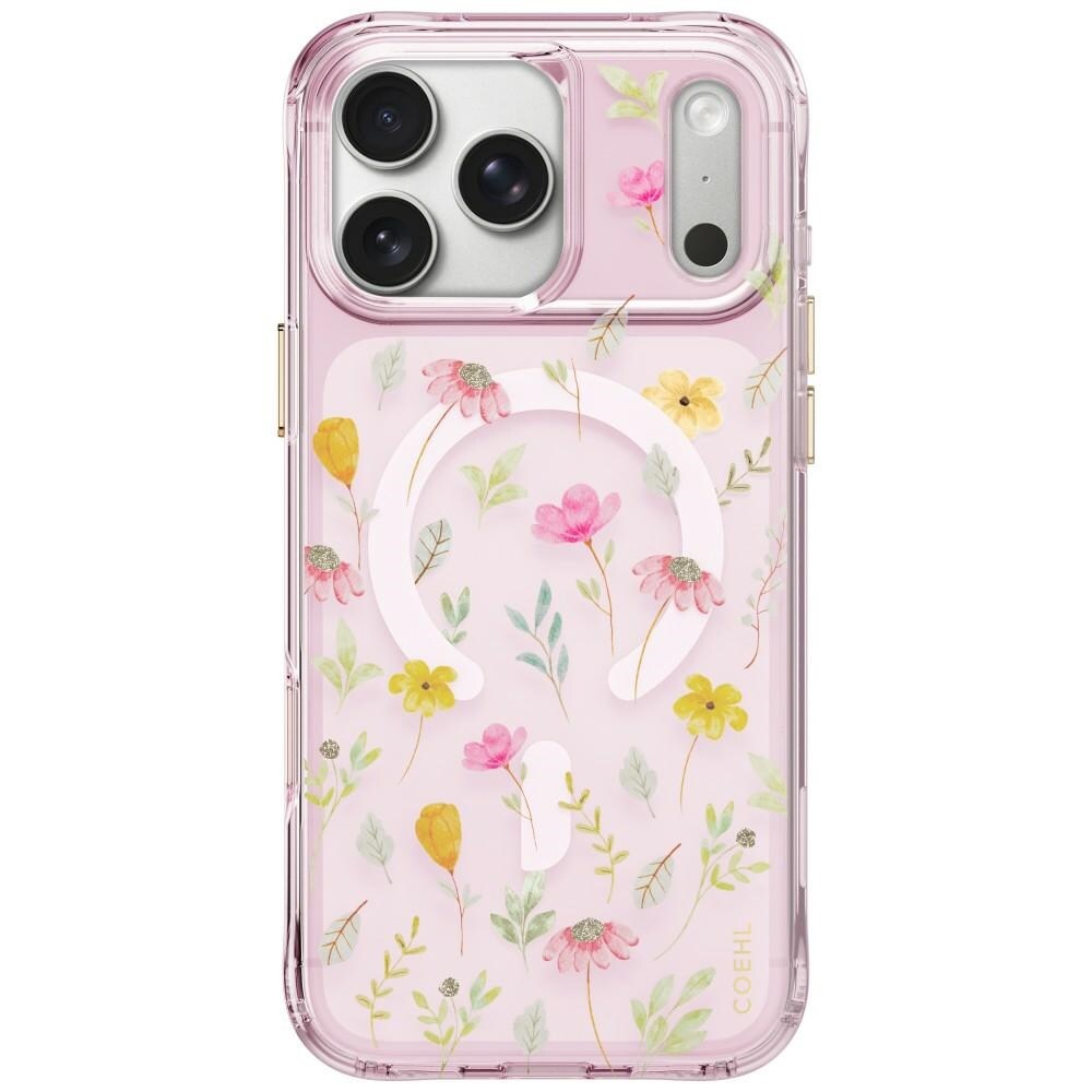 Uniq Coehl Evie -magnetilla lataava kotelo iPhone 18 Pro Max / 17 Pro Max - vaaleanpunainen