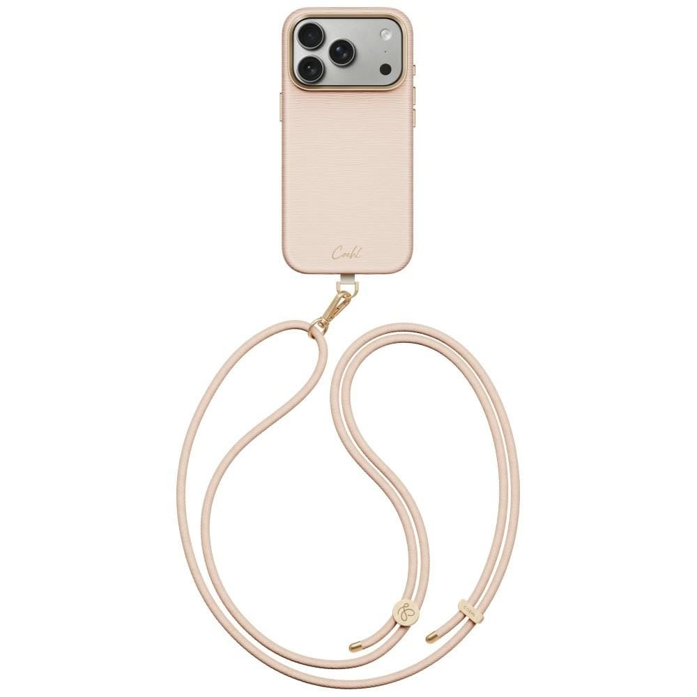 Uniq Coehl Mirelle -magnetilla lataava kotelo iPhone 18 Pro / 17 Pro - vaaleanpunainen