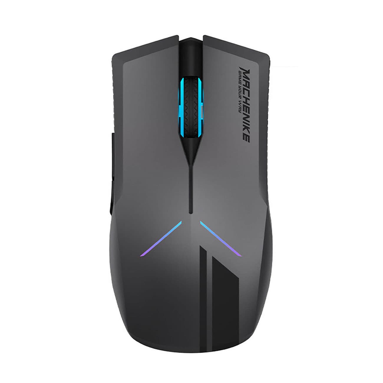 Machenike M721 langaton pelihiiri, 10 000 DPI, RGB-taustavalaistus – musta