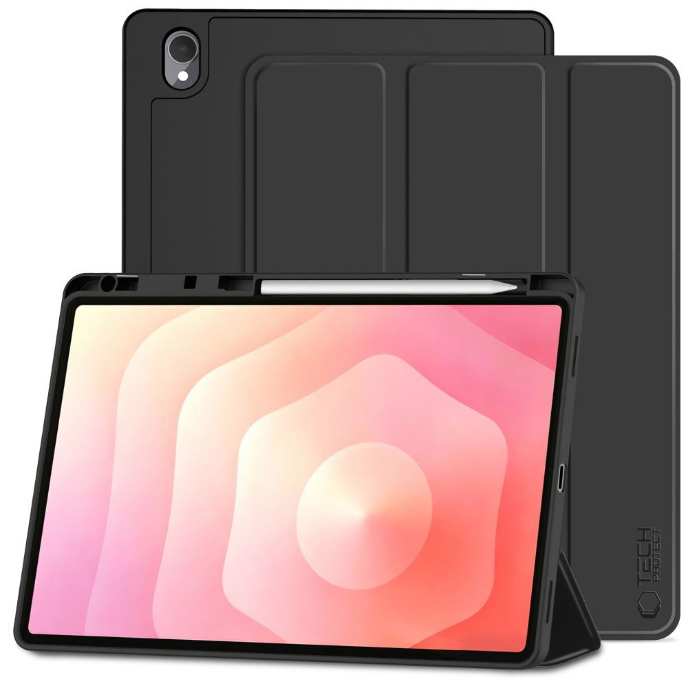 Tech-Protect SmartCase -kynä Samsung Galaxy Tab S12+ 12,4" X840 / X846B - Musta