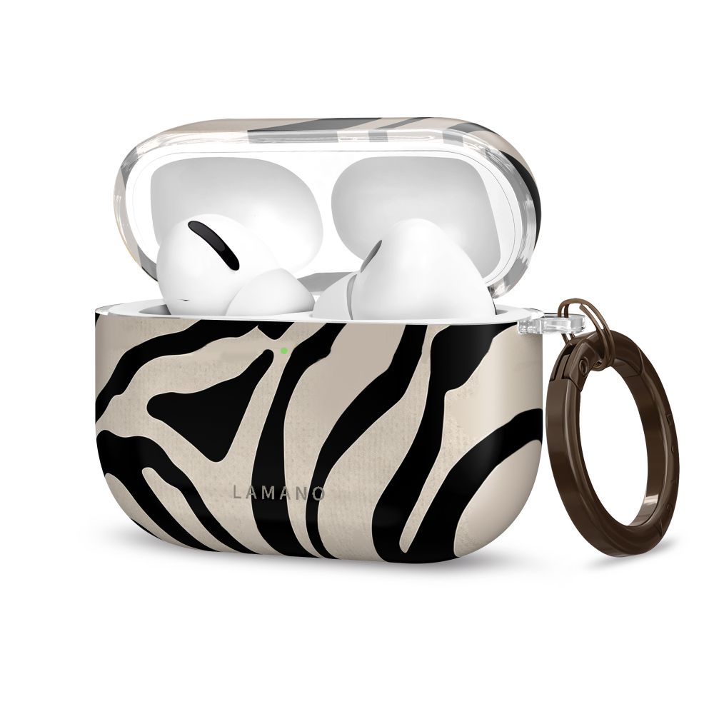Tech-Protect Lamano -kotelo AirPods Pro 3:lle – musta ja beige