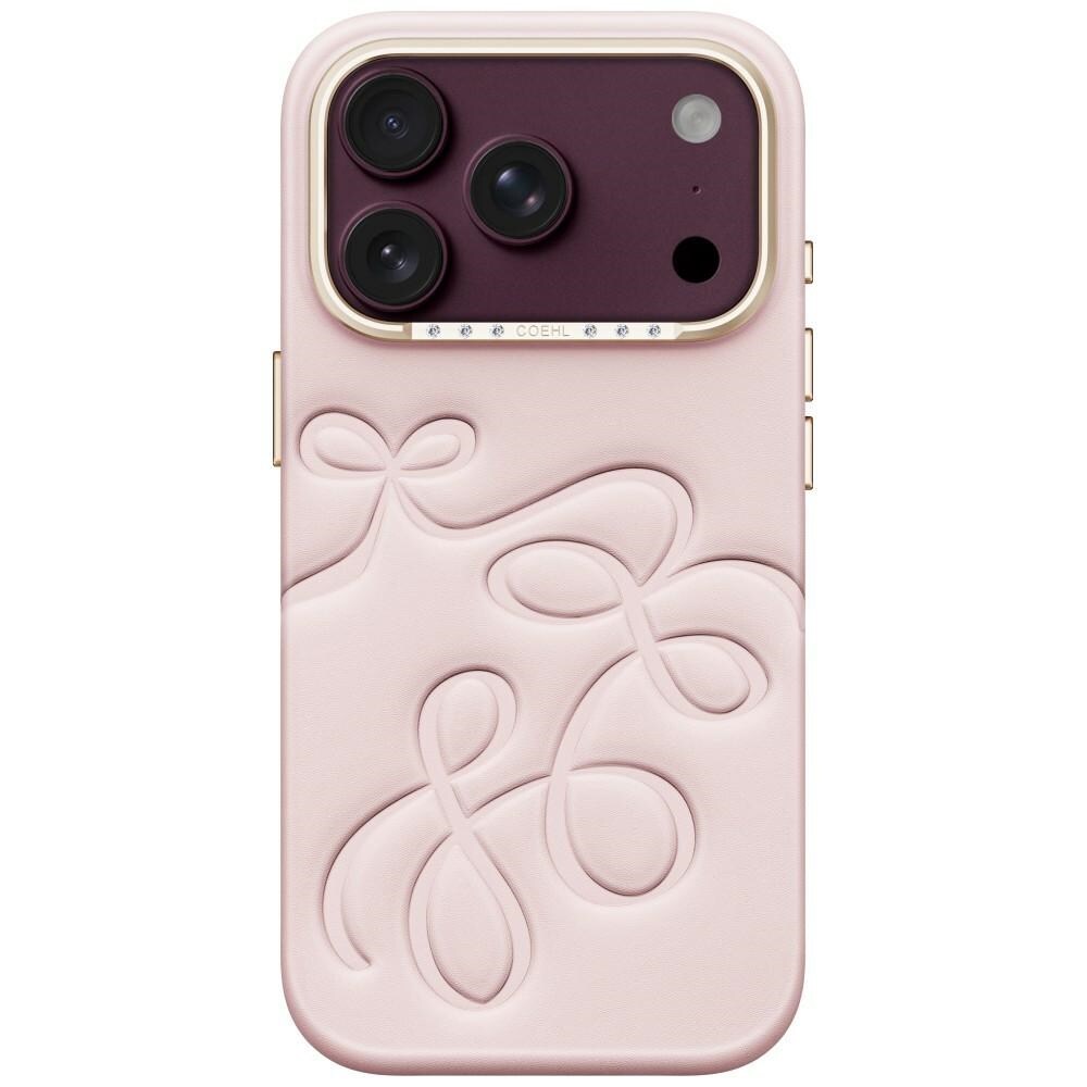 Uniq Coehl Cloude -magnetinen latauskotelo iPhone 18 Pro / 17 Pro - vaaleanpunainen