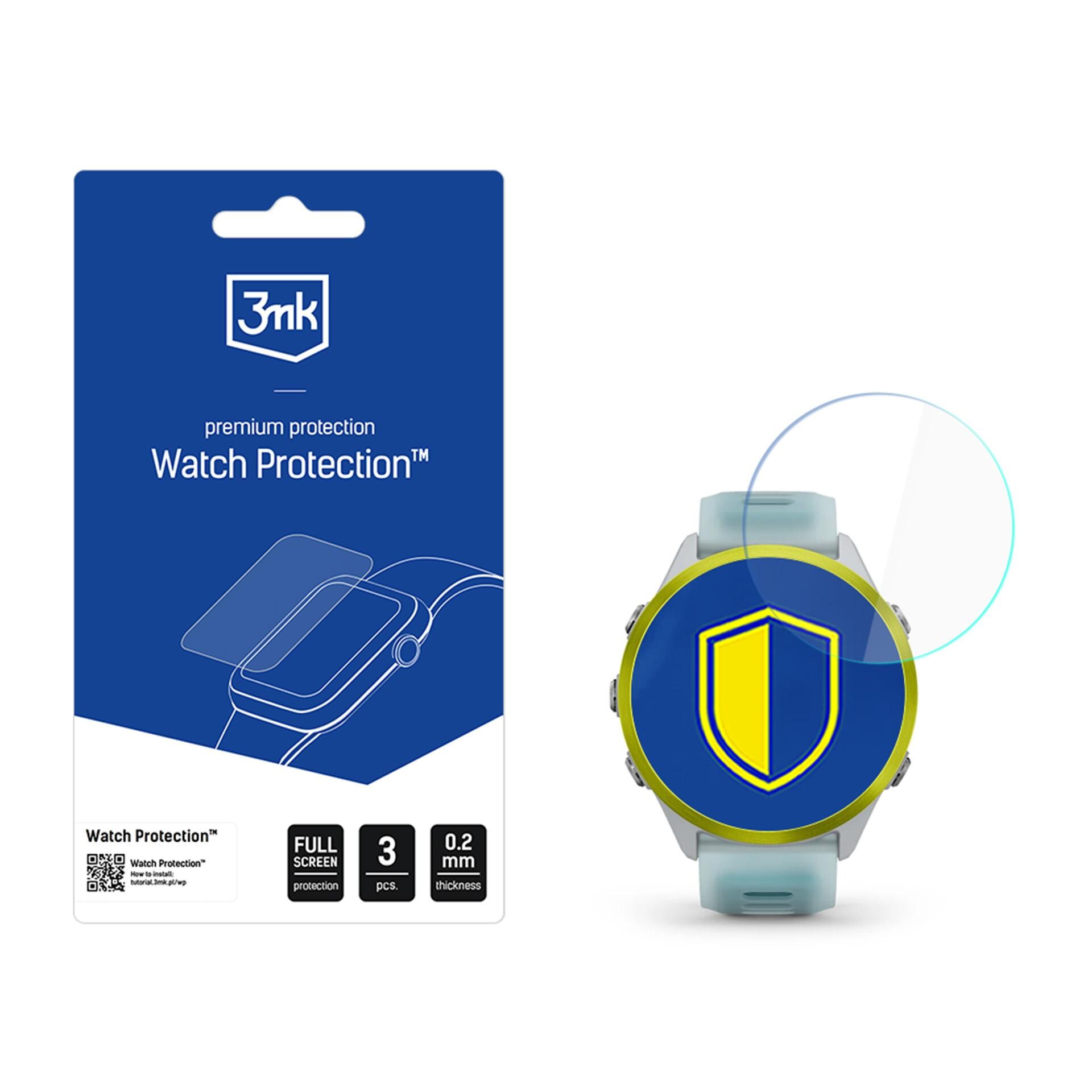 3mk Watch Protection ARC -älykellon näytönsuojakalvo Garmin Forerunner 570:lle (47 mm)