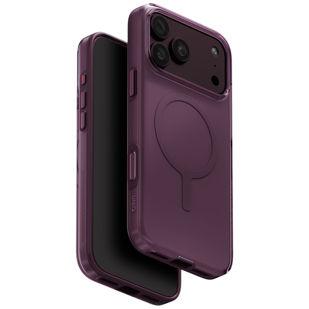 Uniq Clario Magclick -ekokotelo iPhone 18 Pro Maxille / 17 Pro Maxille – violetti