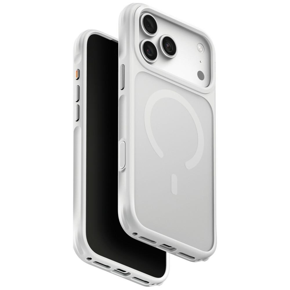 Uniq Veren Magclick -latauskotelo iPhone 18 Pro Max / 17 Pro Max - Valkoinen