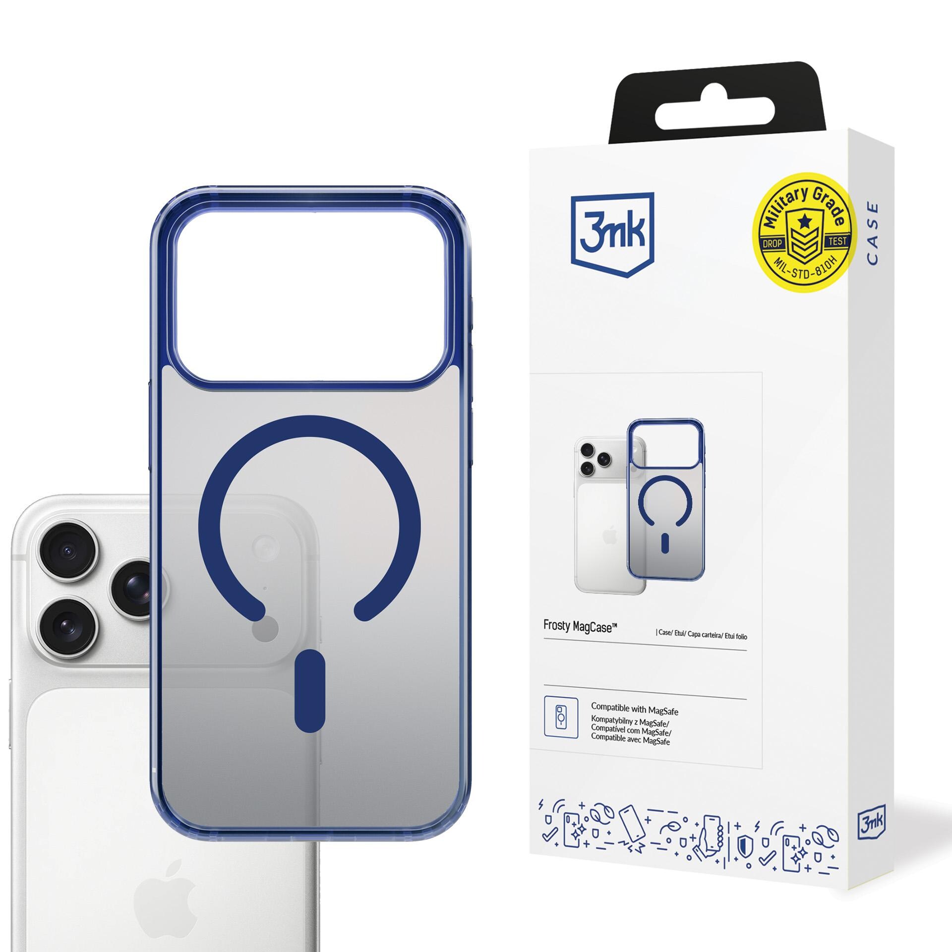 3mk Frosty MagCase iPhone 17 Pro Maxille – sininen