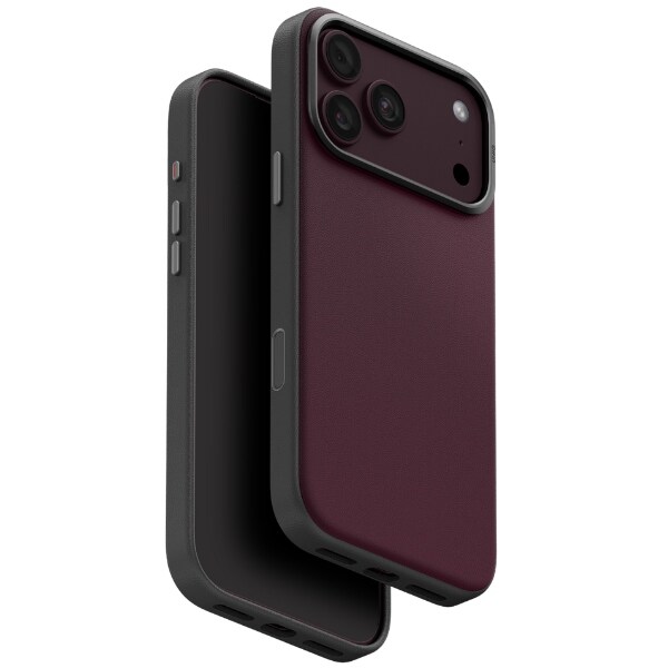 Uniq Lyden DS Magclick -latauskotelo iPhone 18 Pro Max / 17 Pro Max - viininpunainen
