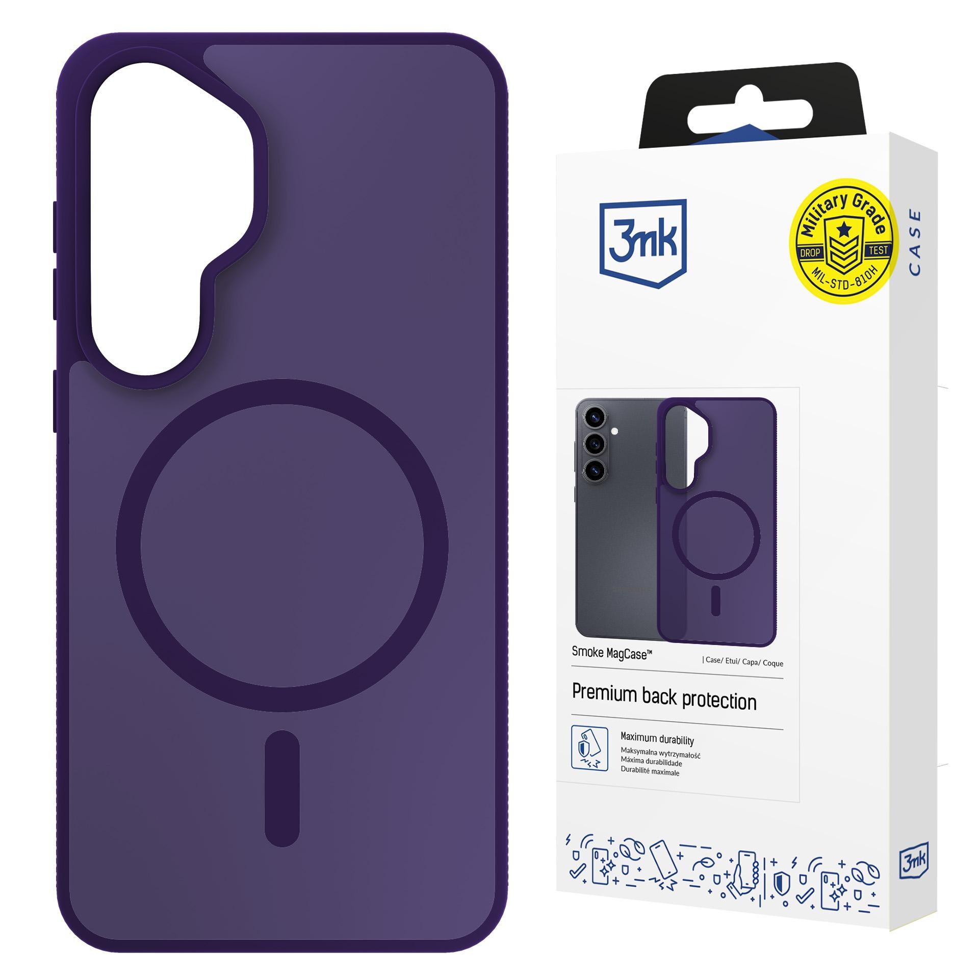 3mk Smoke MagCase Samsung Galaxy S26:lle – violetti