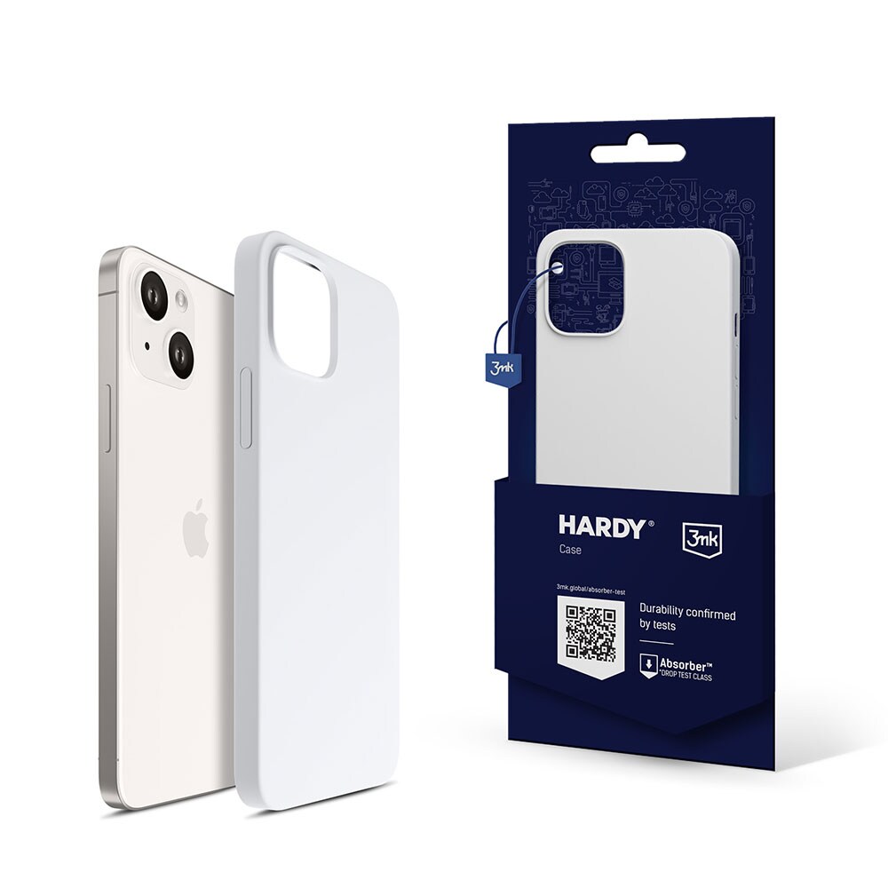 3mk Hardy Silicone MagCase iPhone 14 Plus - Valkoinen
