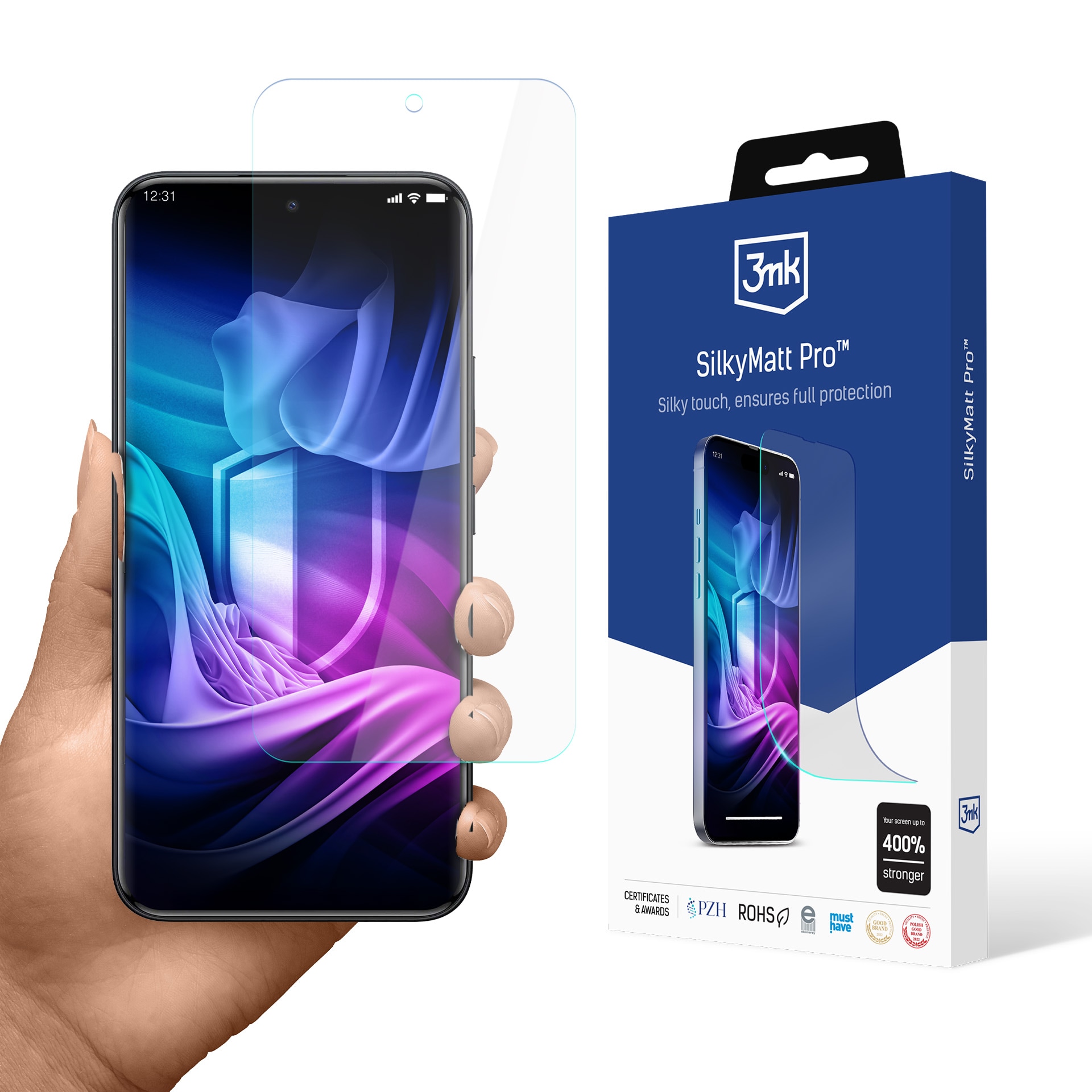3mk Silky Matt Pro -mattapintainen suojakalvo Xiaomi Redmi Note 15 Pro+ 5G -mallille