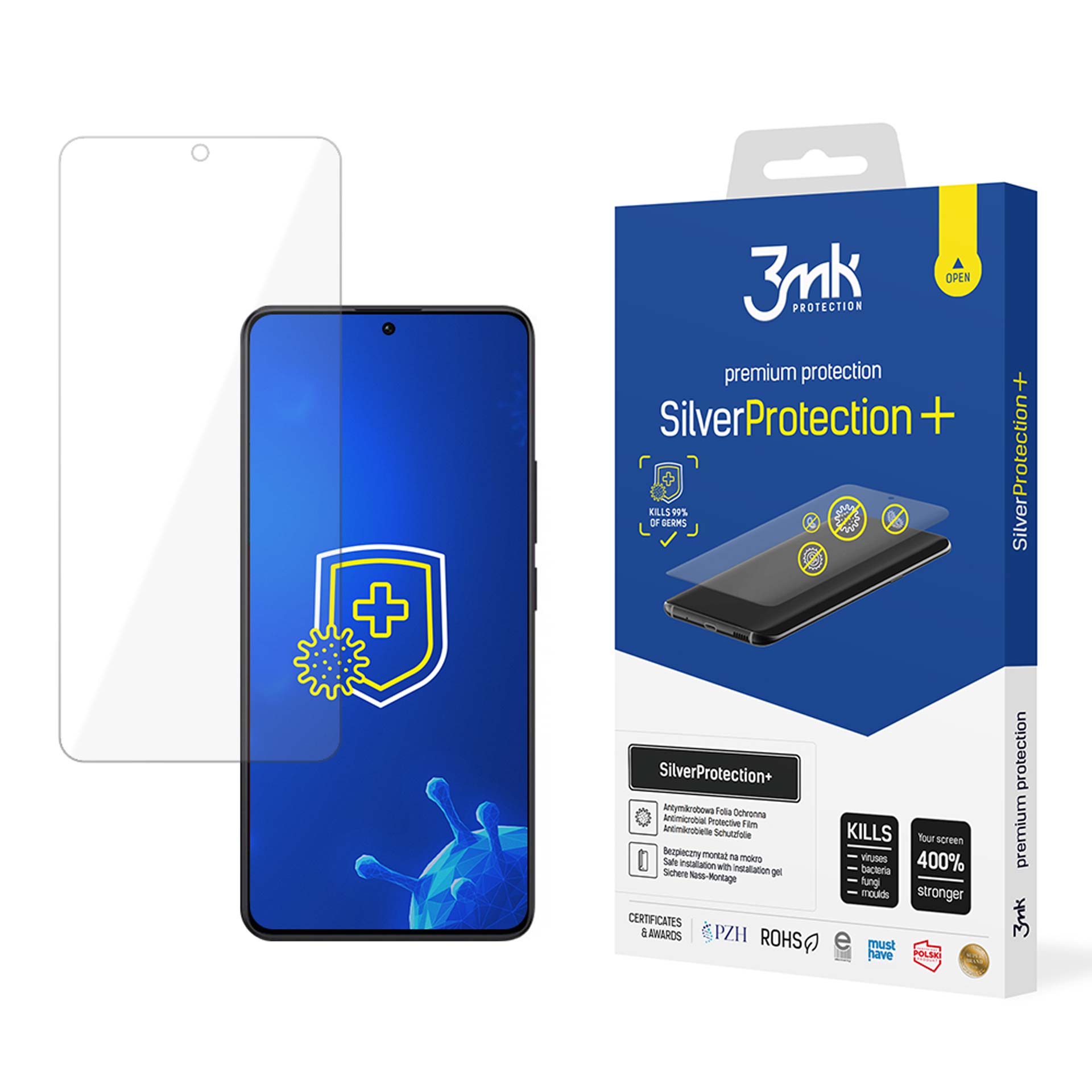 3mk SilverProtection+ -suojakalvo Redmi Note 13 Pro -mallille
