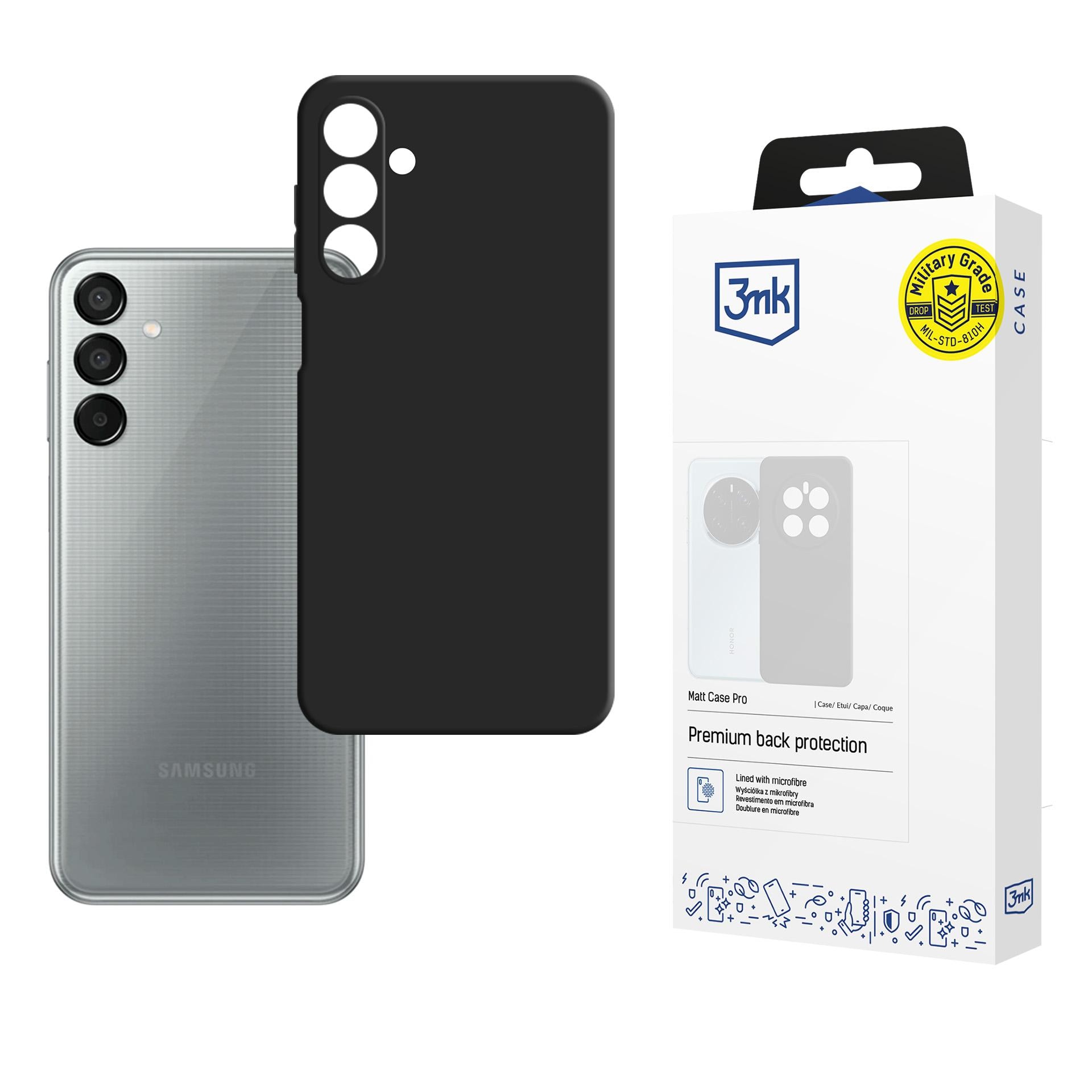 3mk Matt Case Pro -kotelo Samsung Galaxy M15 5G:lle – mattamusta