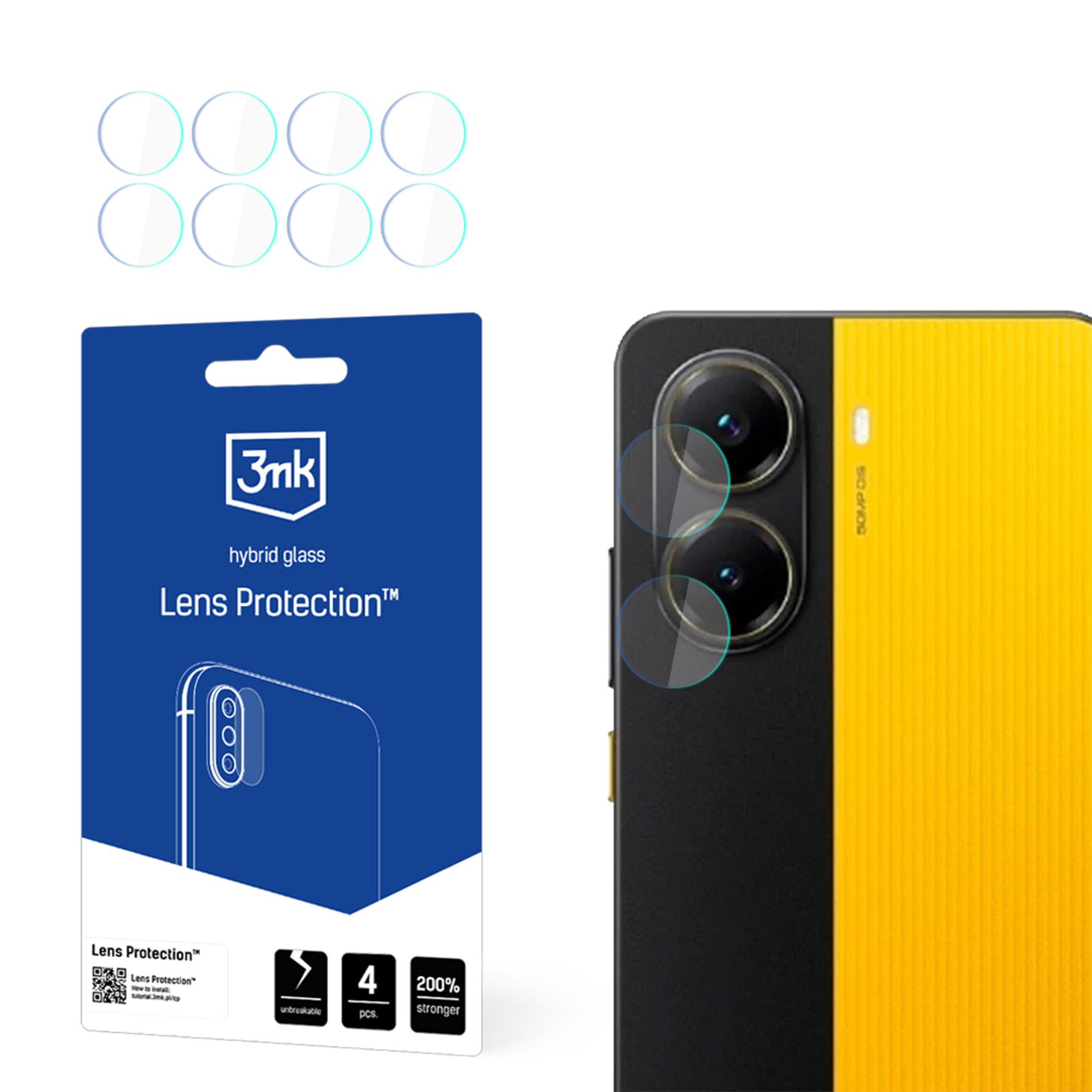 3mk-objektiivinsuoja: hybridi-objektiivilasi Xiaomi Poco X7 Pro -mallille