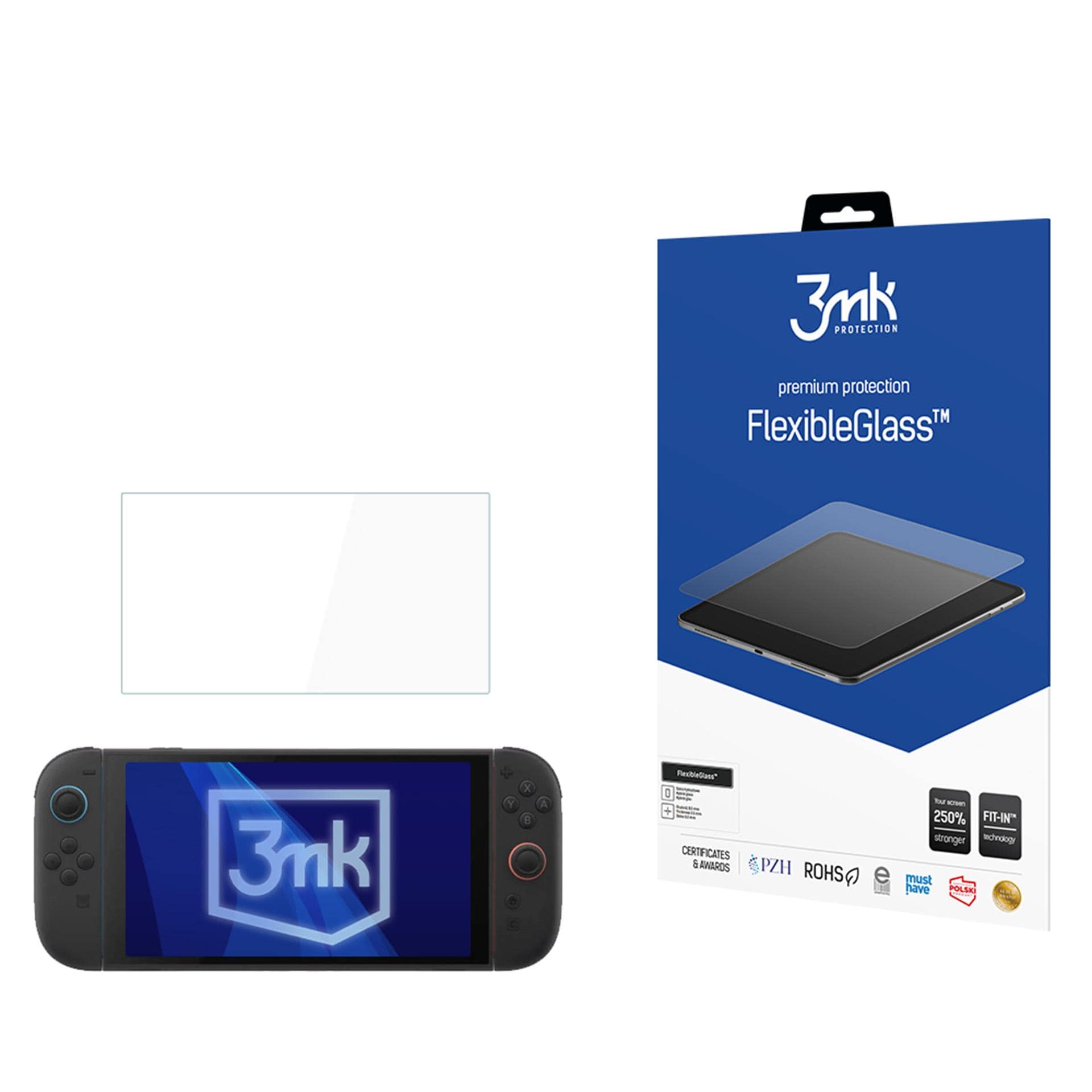 3mk FlexibleGlass -hybridilasi Nintendo Switch 2:lle – enintään 11"