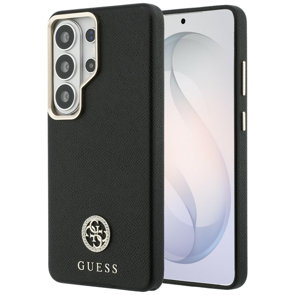 Guess strassikoristeltu MagSafe-kotelo pyöreällä logolla Samsung Galaxy S26 Ultra – musta