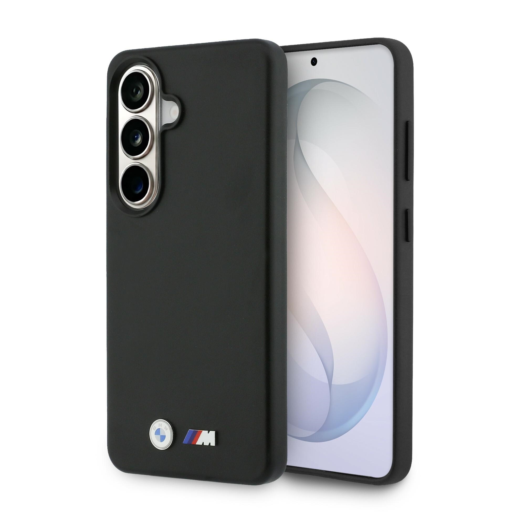 BMW M -metallilogolla varustettu MagSafe-suojakotelo Samsung Galaxy S26:lle – musta