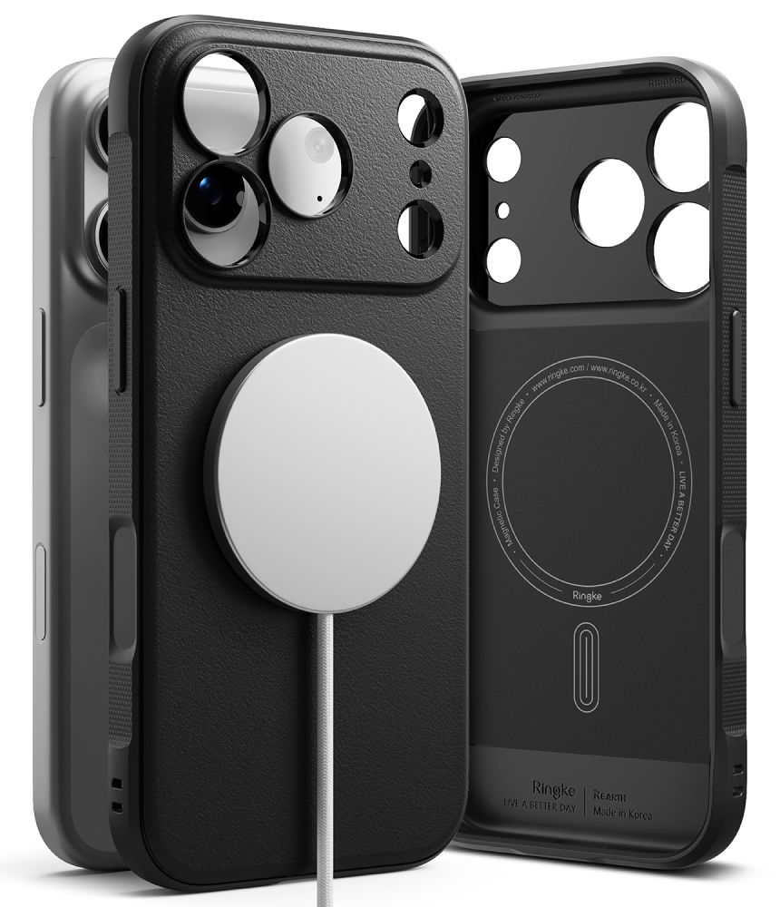 Ringke Onyx Magsafe -kotelo iPhone 18 Pro Maxille / 17 Pro Maxille – musta