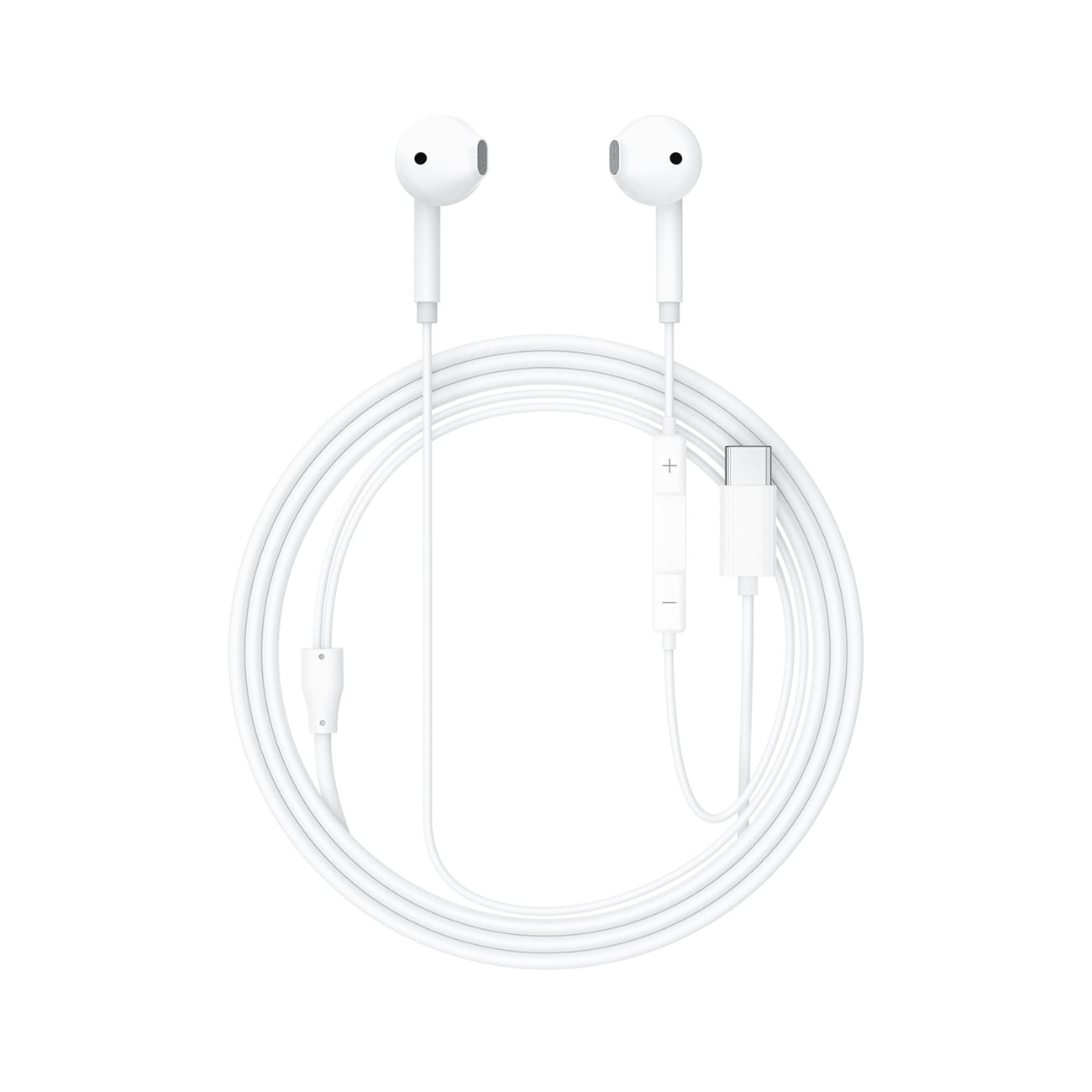 Acefast L13 langalliset in-ear-kuulokkeet USB-C-mikrofonilla – valkoiset