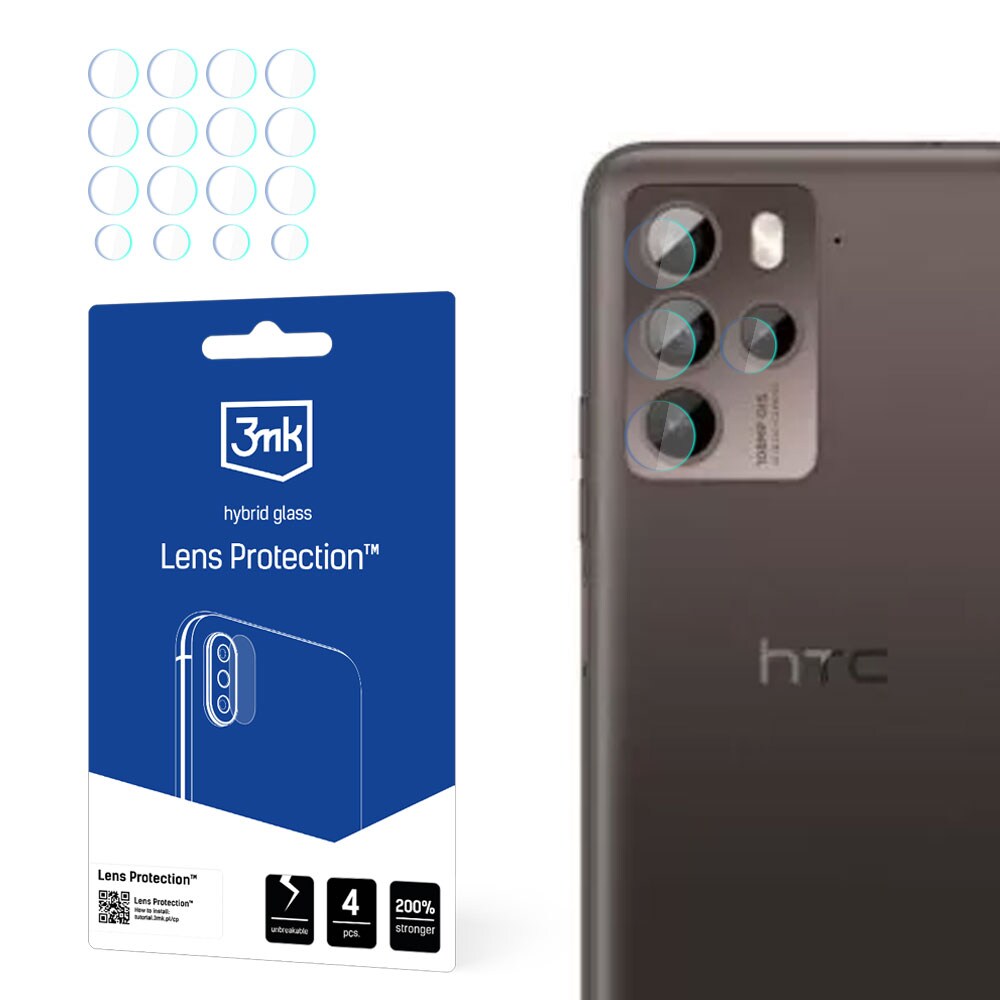 3mk Lens Protection™ -hybridikameralasit HTC U23 Pro -mallille