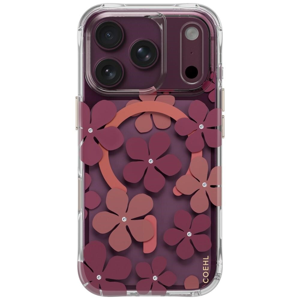 Uniq Coehl Mila - magnetti-latauskotelo iPhone 18 Pro / 17 Pro - viininpunainen
