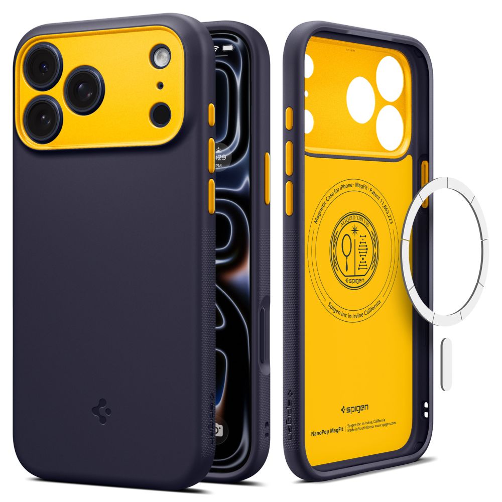 Spigen Nano Pop MagSafe -suojakotelo iPhone 18 Pro Maxille / 17 Pro Maxille – sininen