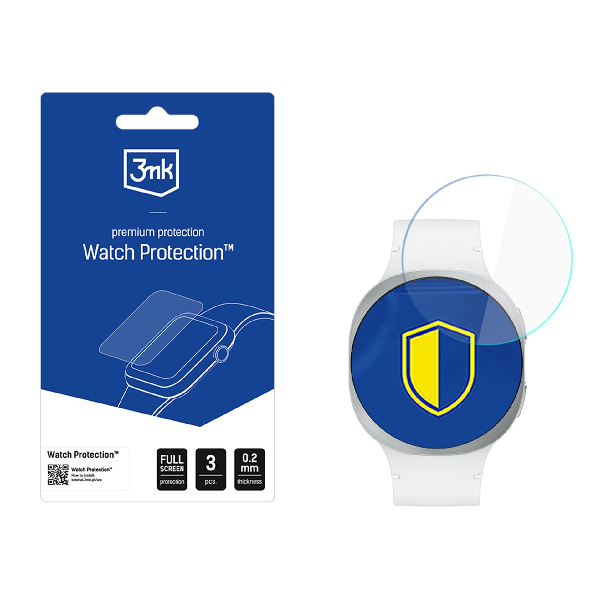 3mk Watch Protection FlexibleGlass -hybridilasi Samsung Galaxy Watch 8:lle (40 mm)