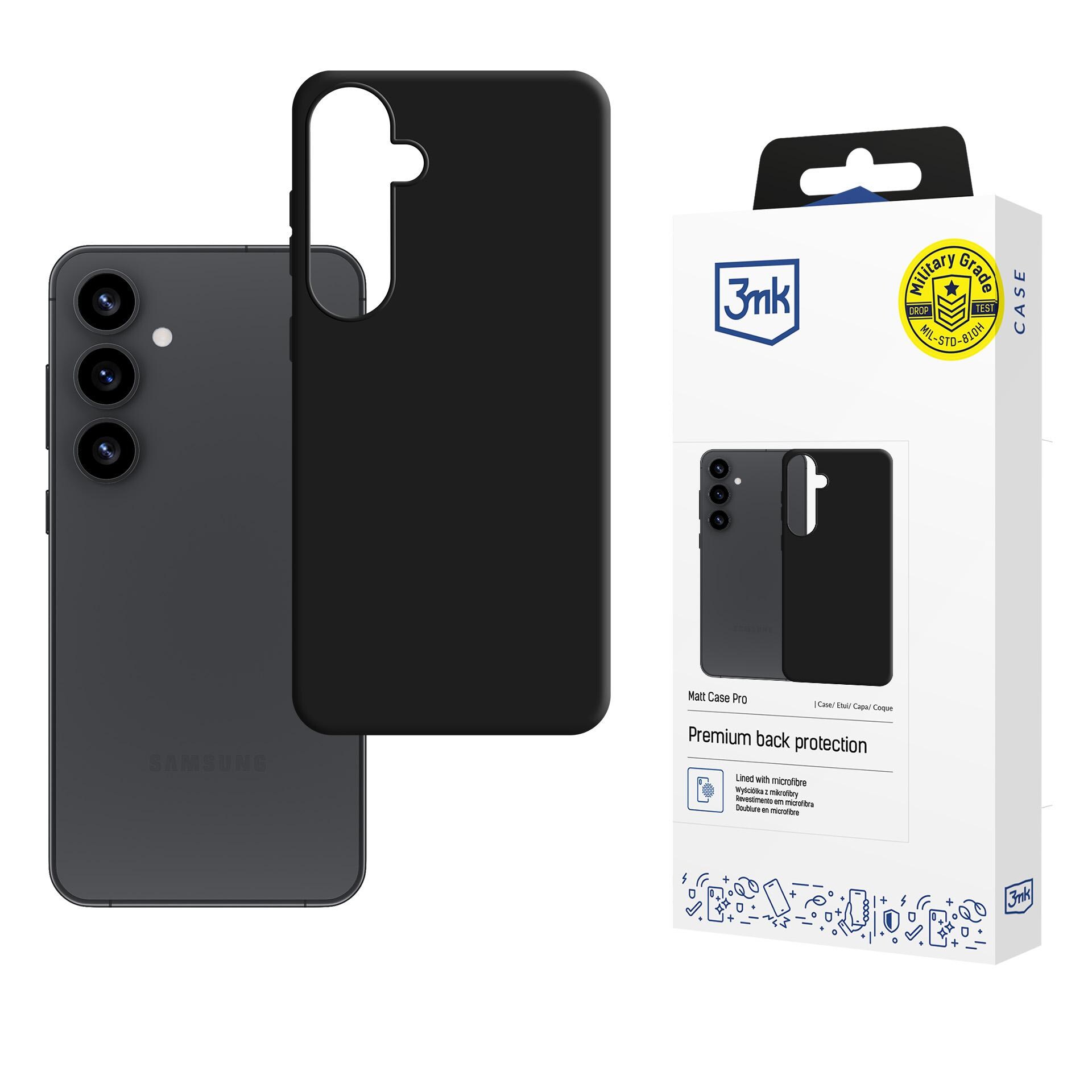 3mk Matt Case Pro Samsung Galaxy S25:lle – mattamusta