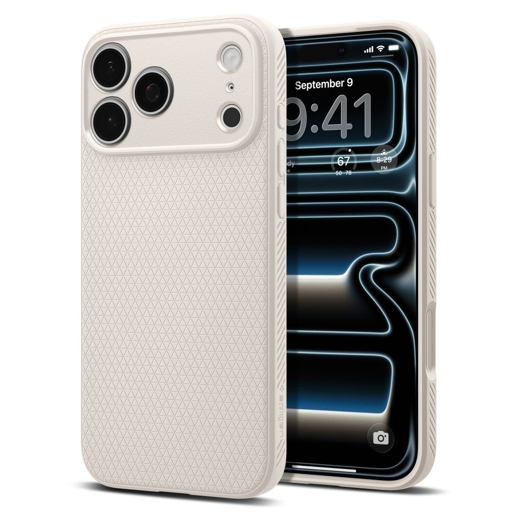 Spigen Liquid Air -suojakotelo iPhone 18 Pro:lle / 17 Pro:lle – Titanium