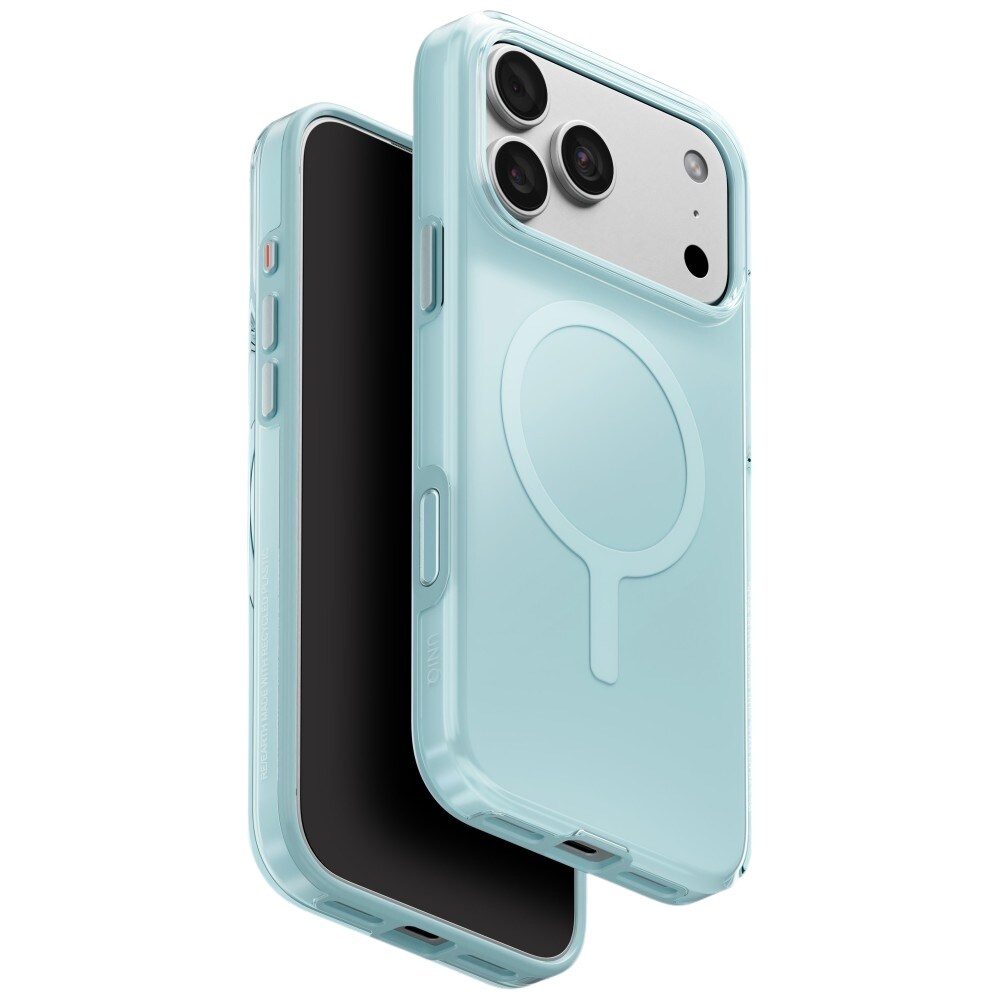 Uniq Clario Magclick -ekokotelo iPhone 18 Pro Maxille / 17 Pro Maxille – minttu