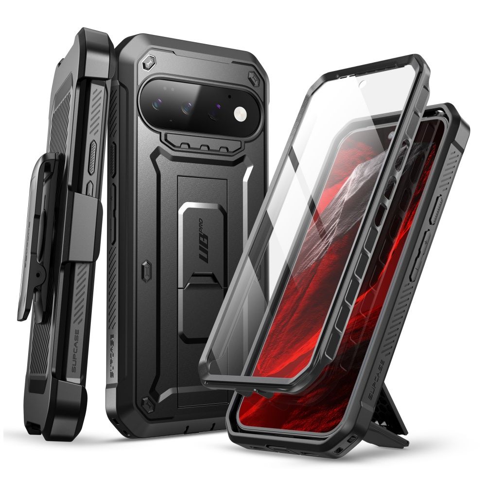 Supcase Unicorn Beetle Pro -suojakotelo Google Pixel 11 Pro -mallille – musta