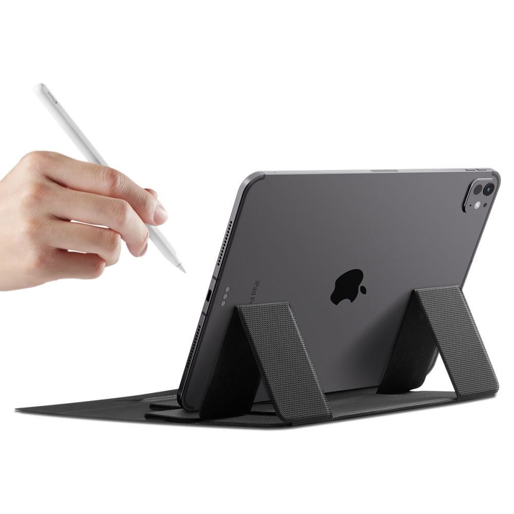 Spigen SlimFold LD201-S8 -kannettavan tietokoneen teline – harmaa