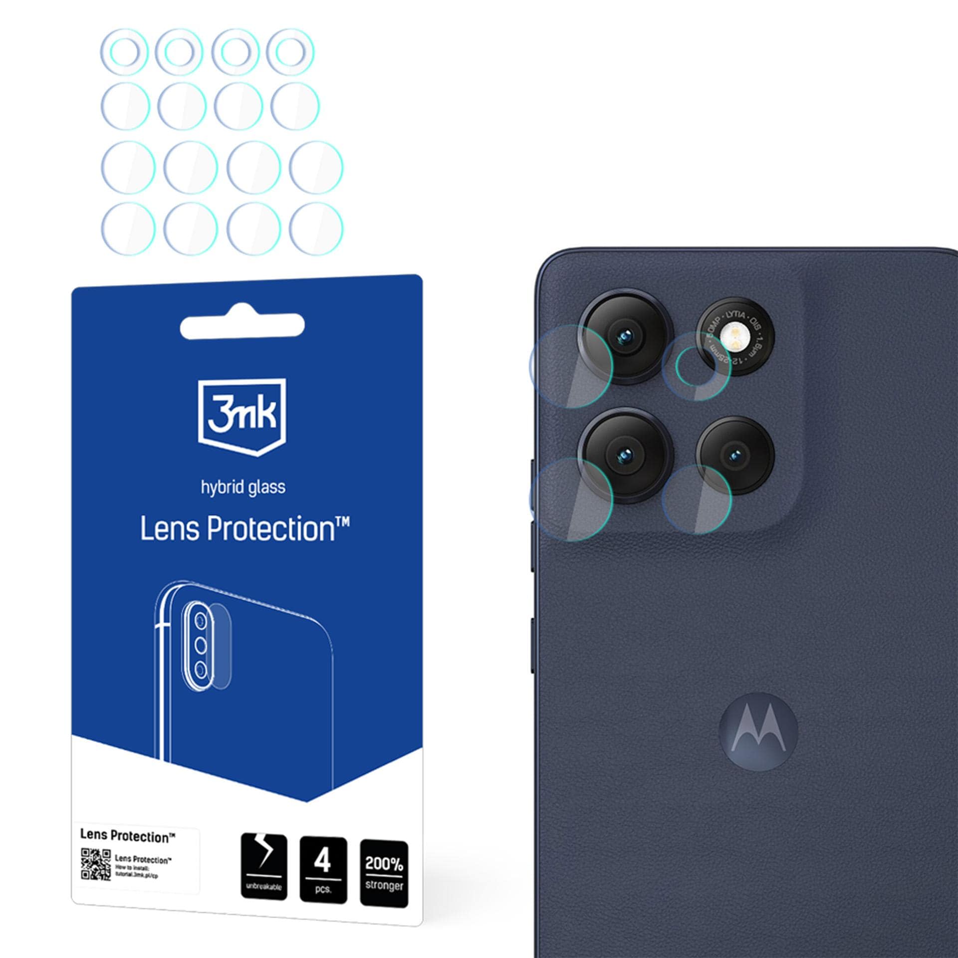 3mk-objektiivinsuojalasi Motorola Moto G86 / G86 Power -puhelimelle