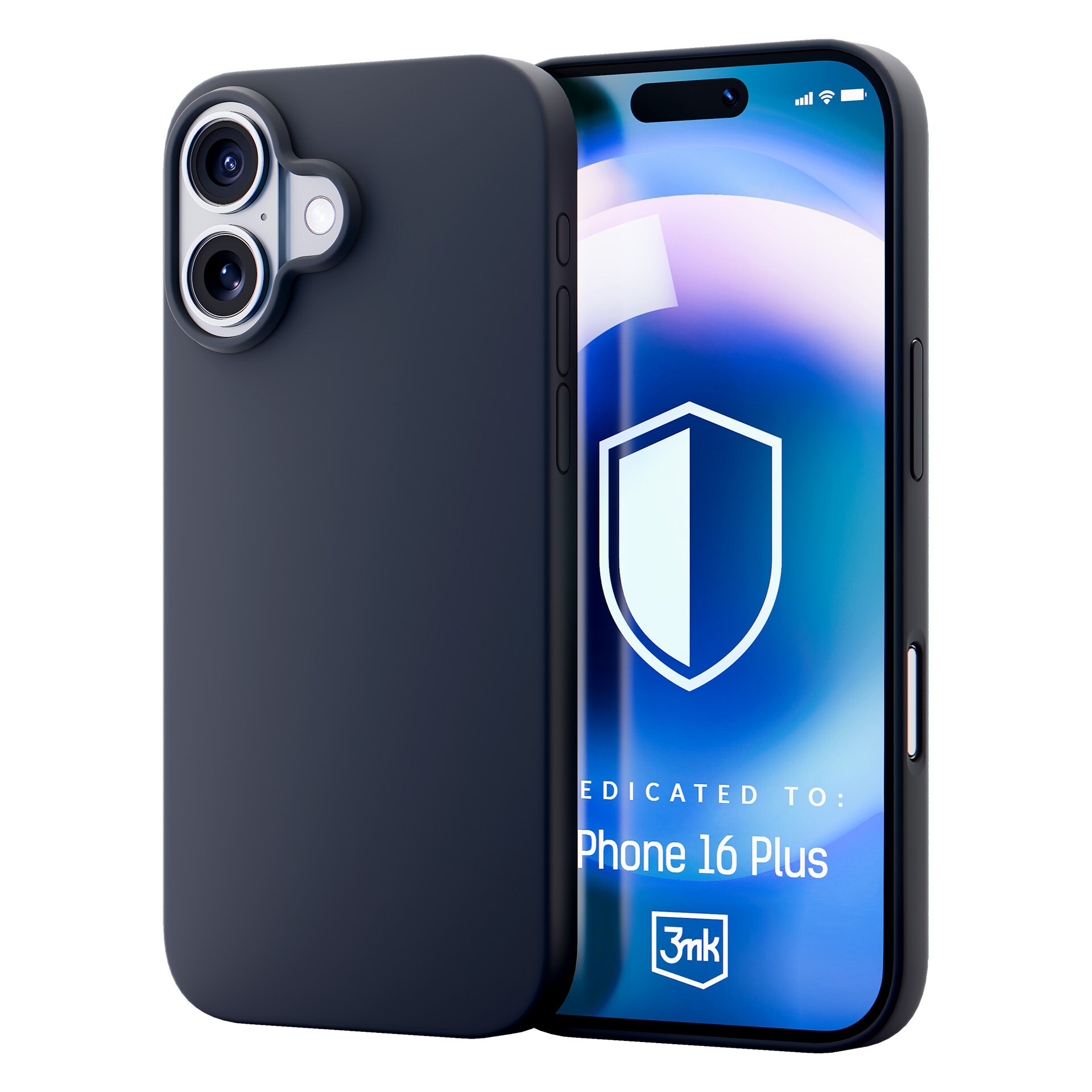 3mk Hardy Silicone MagCase iPhone 16 Plus - Harmaa