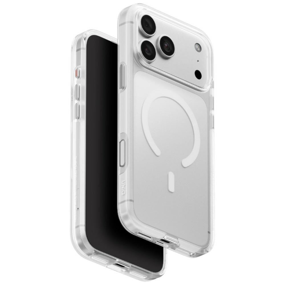 Uniq Clario Magclick -latauskotelo iPhone 18 Pro Maxille / 17 Pro Maxille – läpinäkyvä