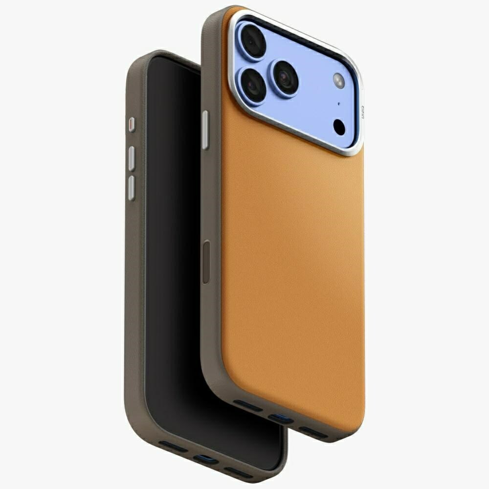 Uniq Lyden DS Magclick -latauskotelo iPhone 18 Pro Max / 17 Pro Max - vaaleanoranssi