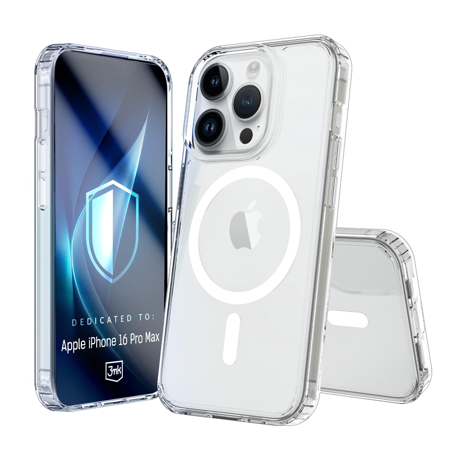 3mk Armor MagCase iPhone 16 Pro Maxille – läpinäkyvä