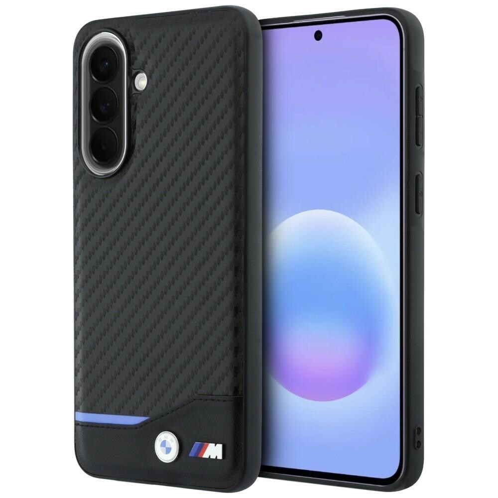BMW -hiilikuitukotelo Samsung Galaxy A37 5G:lle – musta