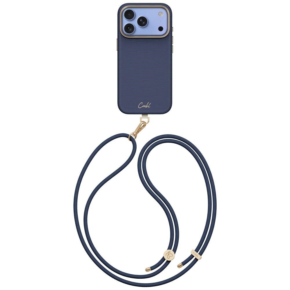 Uniq Coehl Mirelle - magnetti-latauskotelo iPhone 18 Pro / 17 Pro - sininen