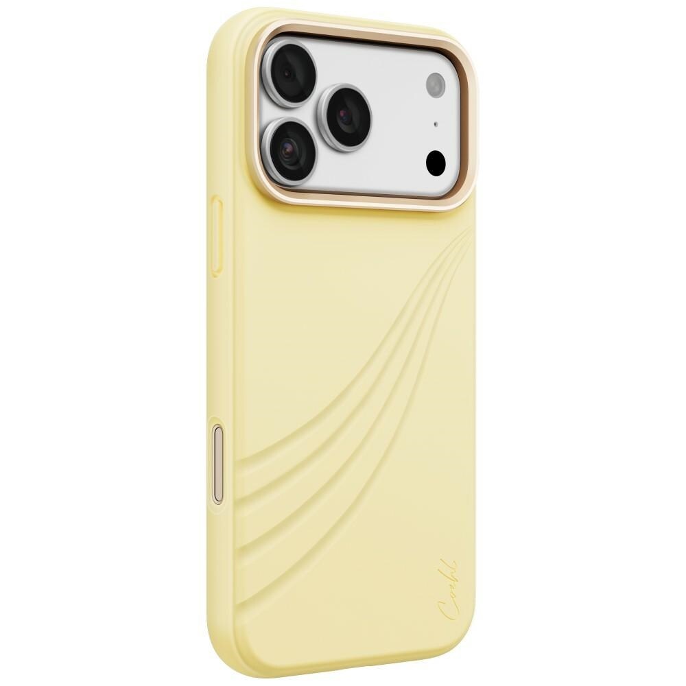 Uniq Coehl Serina -magnetinen latauskotelo iPhone 18 Pro Maxille / 17 Pro Maxille – keltainen