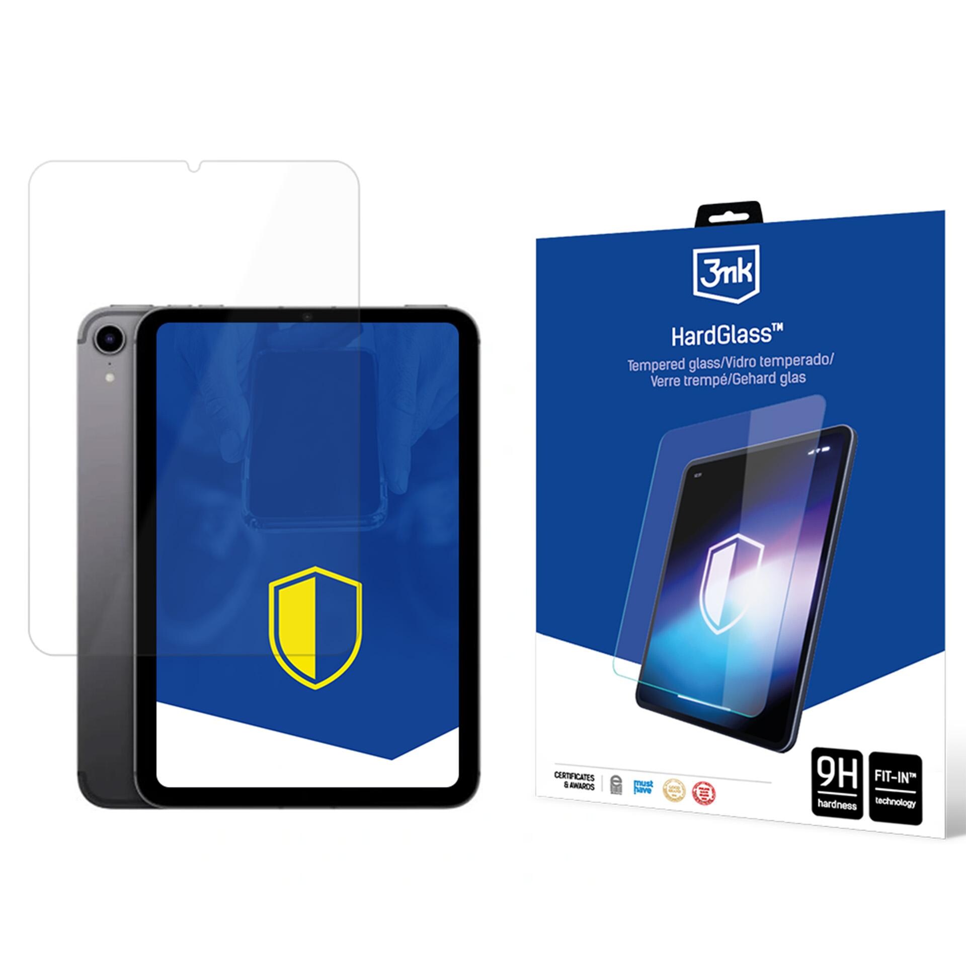3mk HardGlass -karkaistu lasi iPad mini 8,3" 2021 (6. sukup.) / iPad mini 8,3" 2024 (7. sukup.)