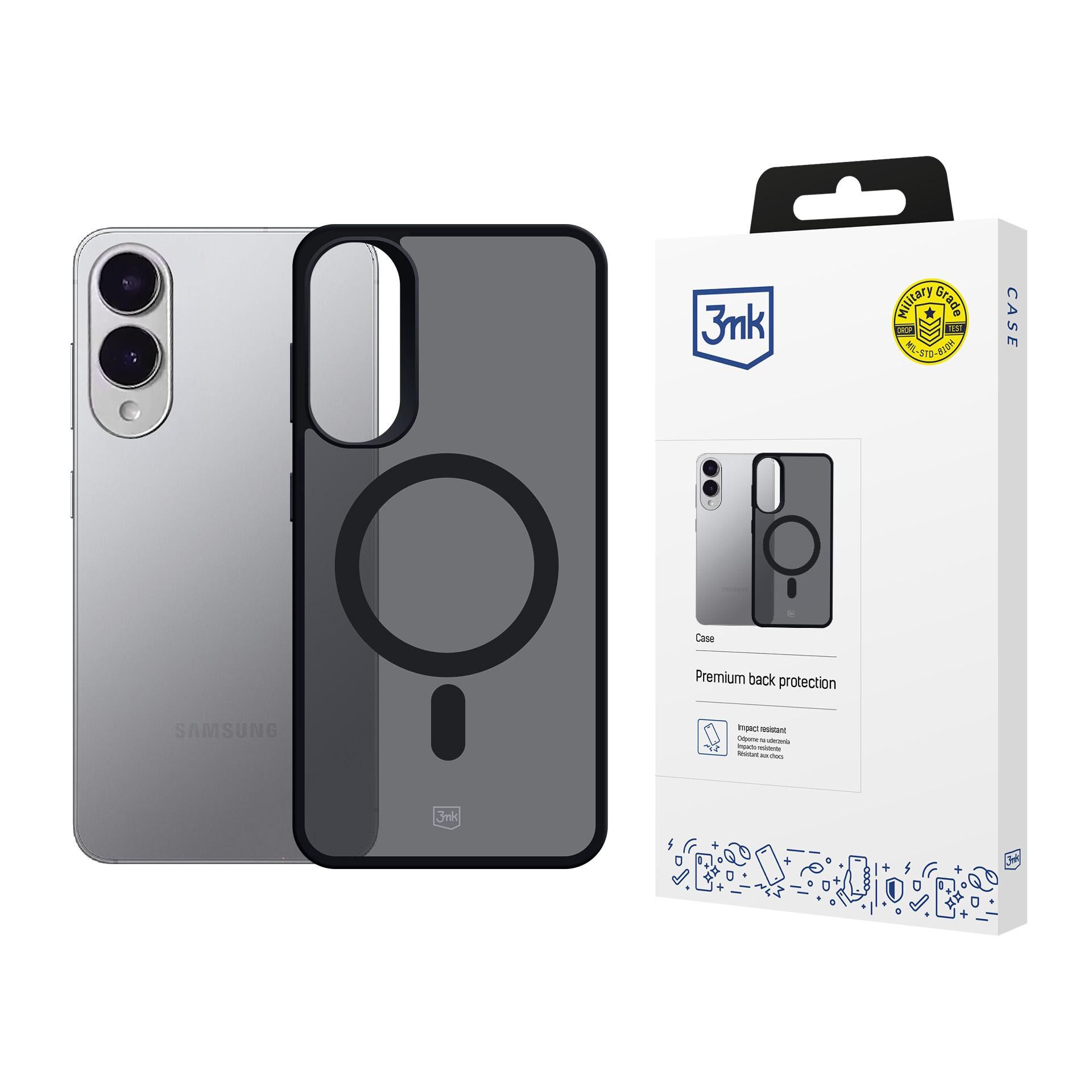 3mk Smoke MagCase Samsung Galaxy S25 Edge – musta